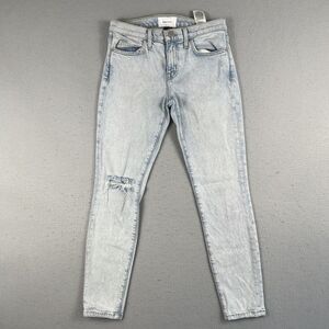 Current Elliott Jeans Size 25 Stiletto‎ Skinny Fit Ankle Light Wash Distressed